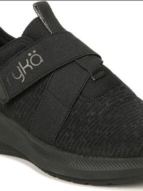Ryka Women's Black Slip-On Athletic Sneakers